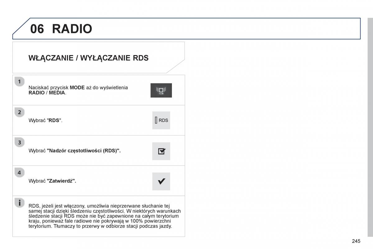 Peugeot 208 instrukcja obslugi / page 247