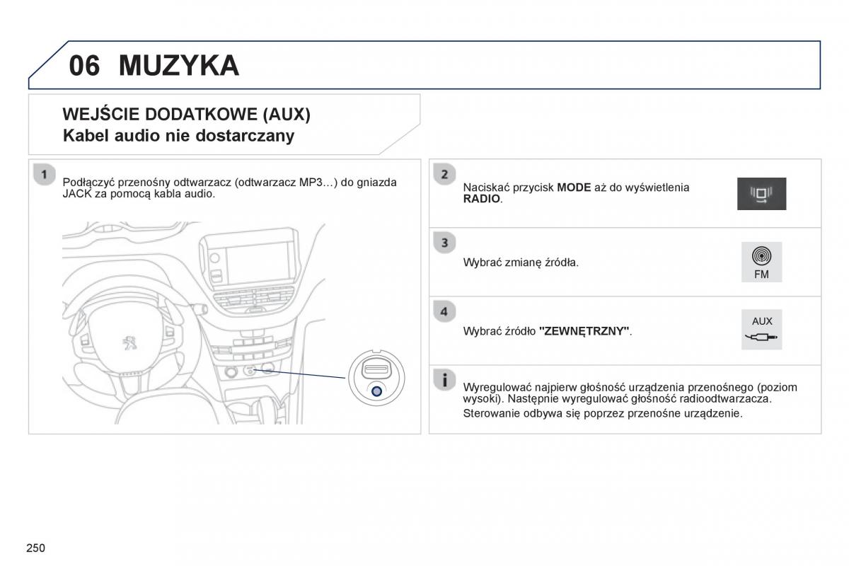 Peugeot 208 instrukcja obslugi / page 252