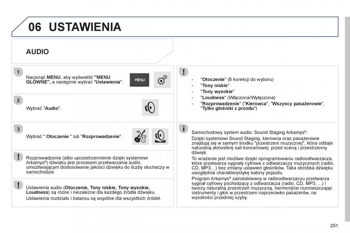 Peugeot 208 instrukcja obslugi / page 253