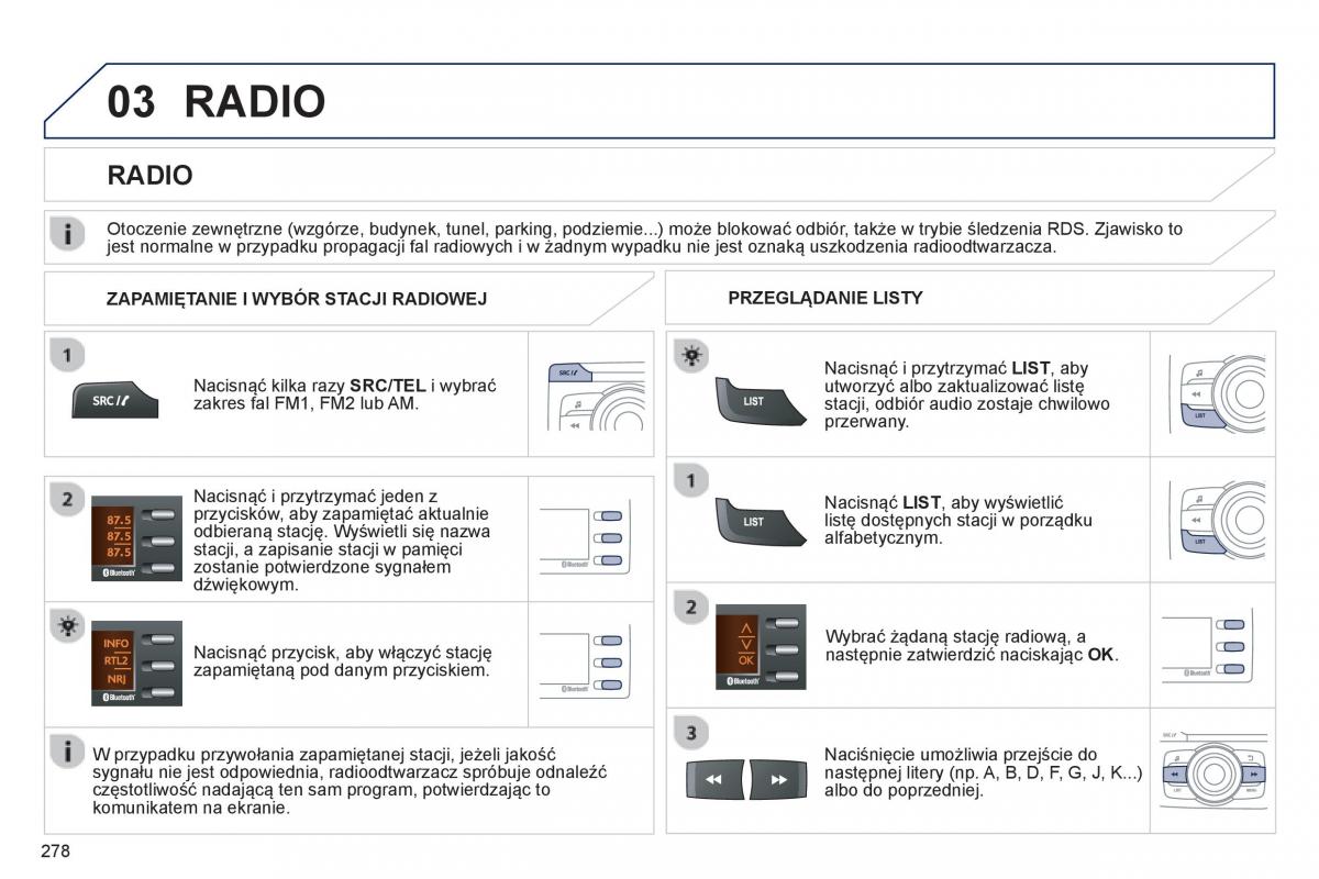 Peugeot 208 instrukcja obslugi / page 280