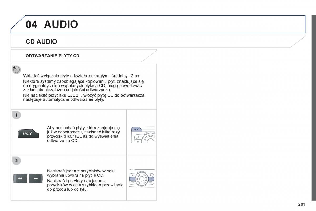 Peugeot 208 instrukcja obslugi / page 283