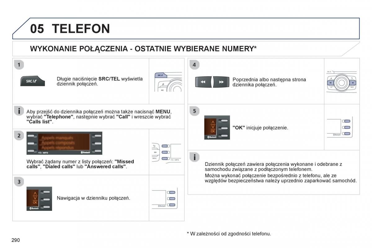 Peugeot 208 instrukcja obslugi / page 292