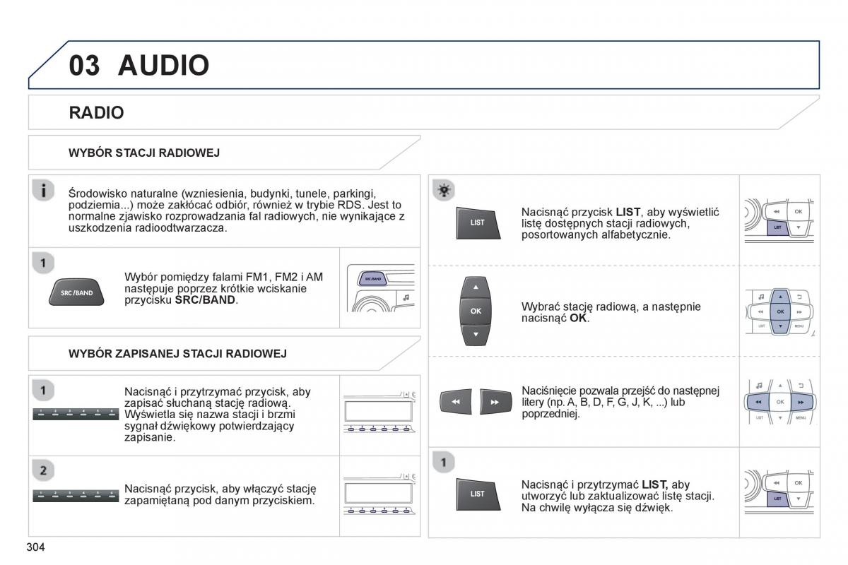 Peugeot 208 instrukcja obslugi / page 306