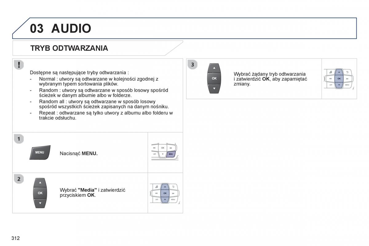 Peugeot 208 instrukcja obslugi / page 314