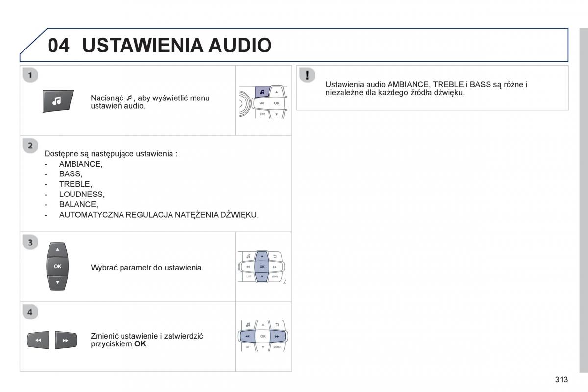 Peugeot 208 instrukcja obslugi / page 315