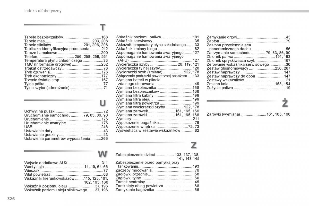 Peugeot 208 instrukcja obslugi / page 328