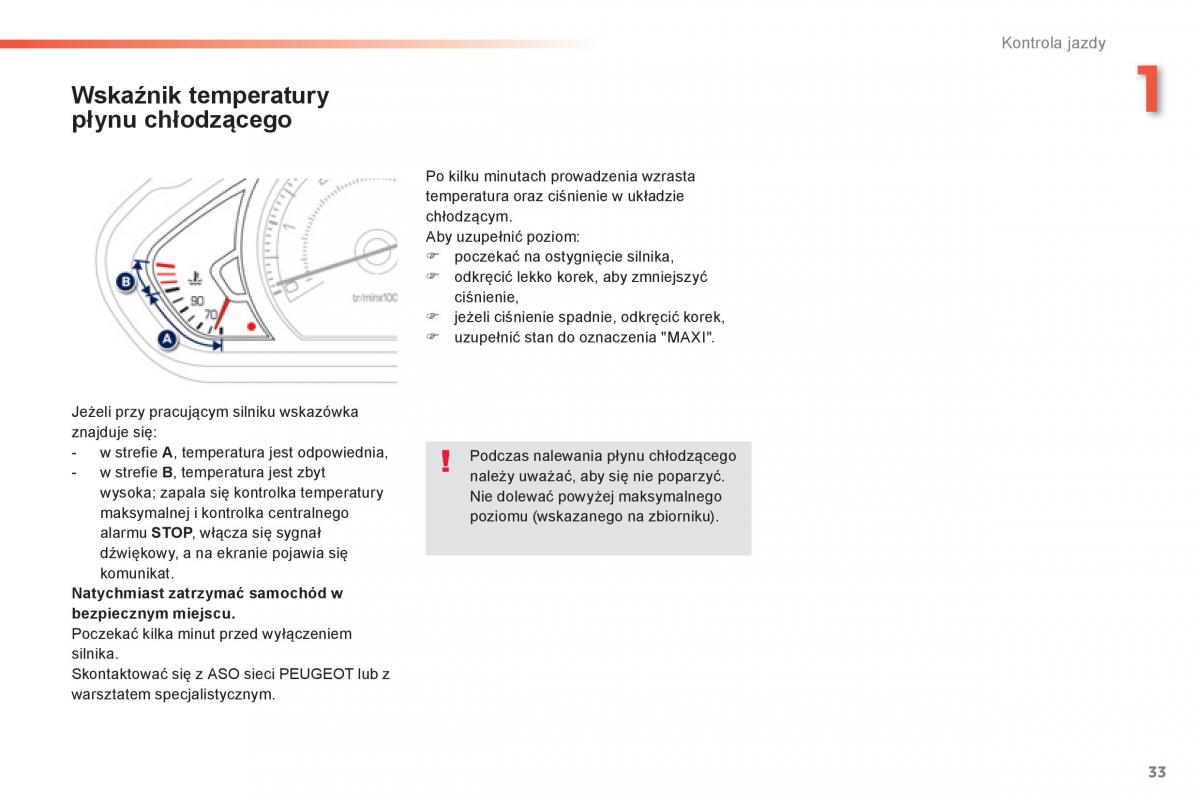 Peugeot 208 instrukcja obslugi / page 35