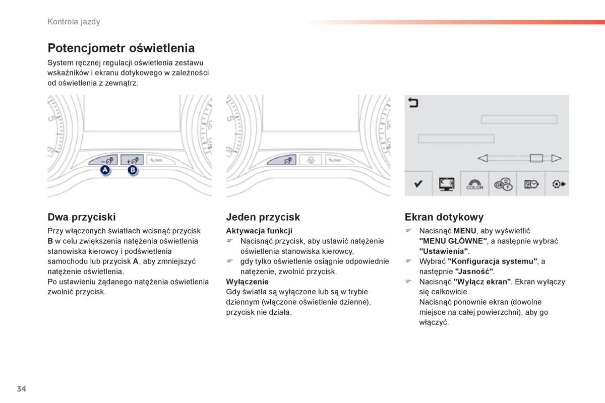 Peugeot 208 instrukcja obslugi / page 36