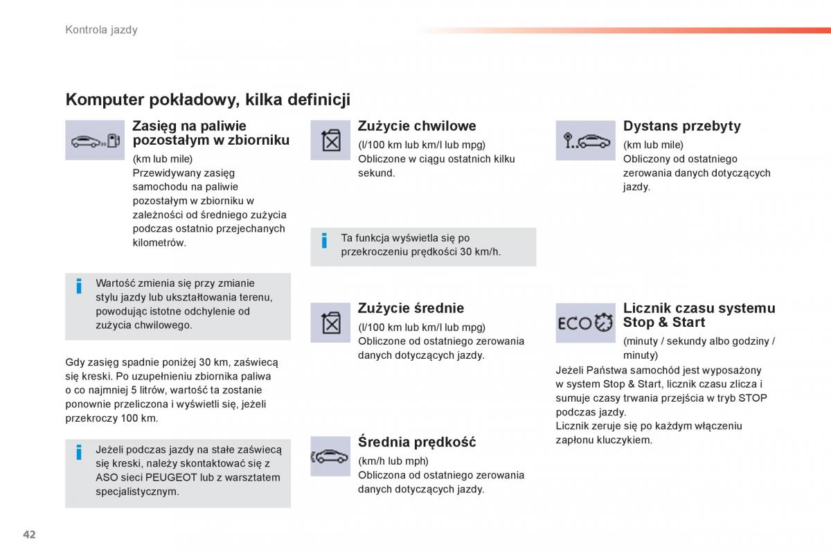 Peugeot 208 instrukcja obslugi / page 44