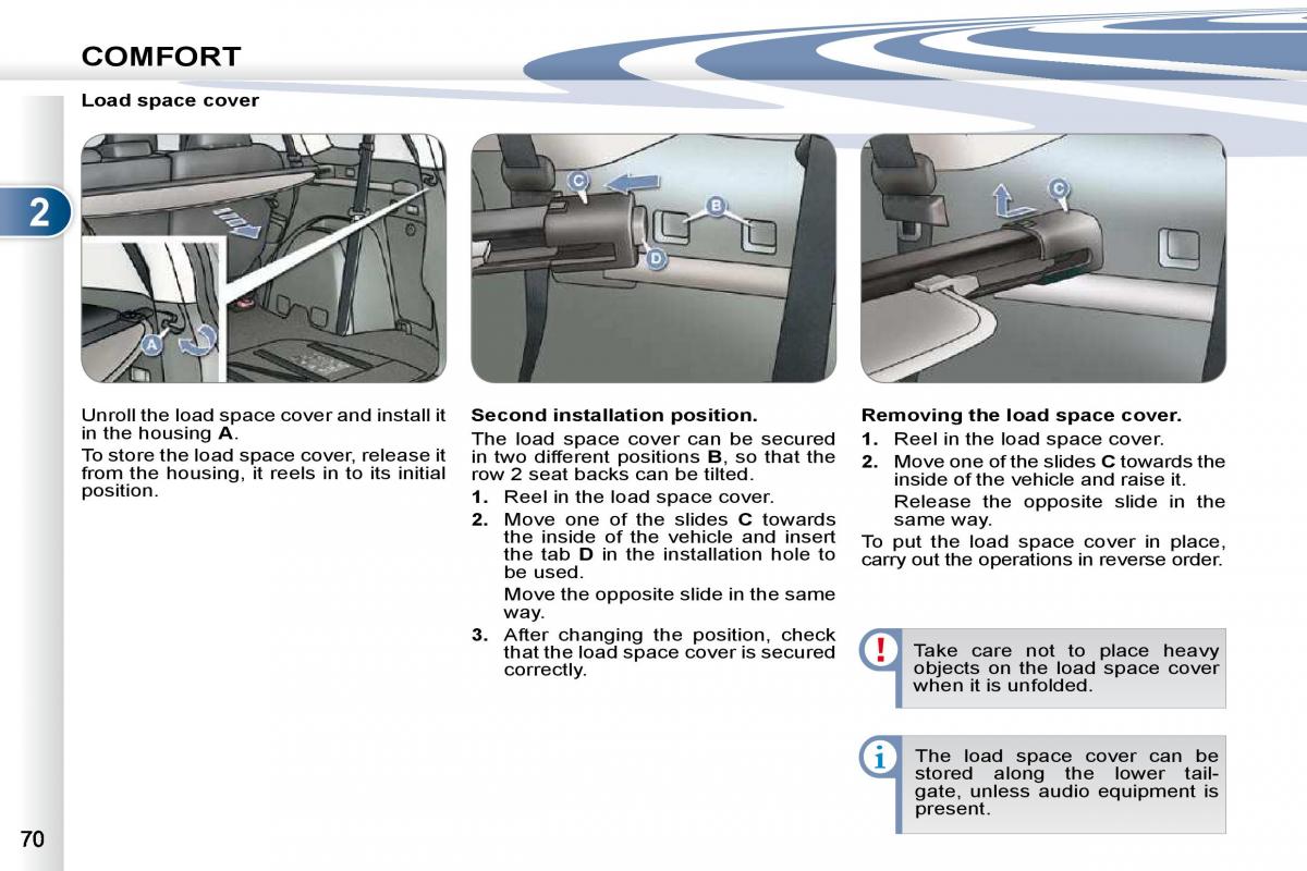 Peugeot 4007 owners manual / page 58