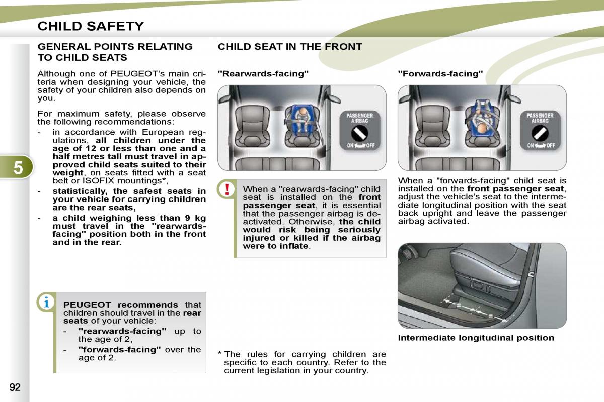 Peugeot 4007 owners manual / page 87