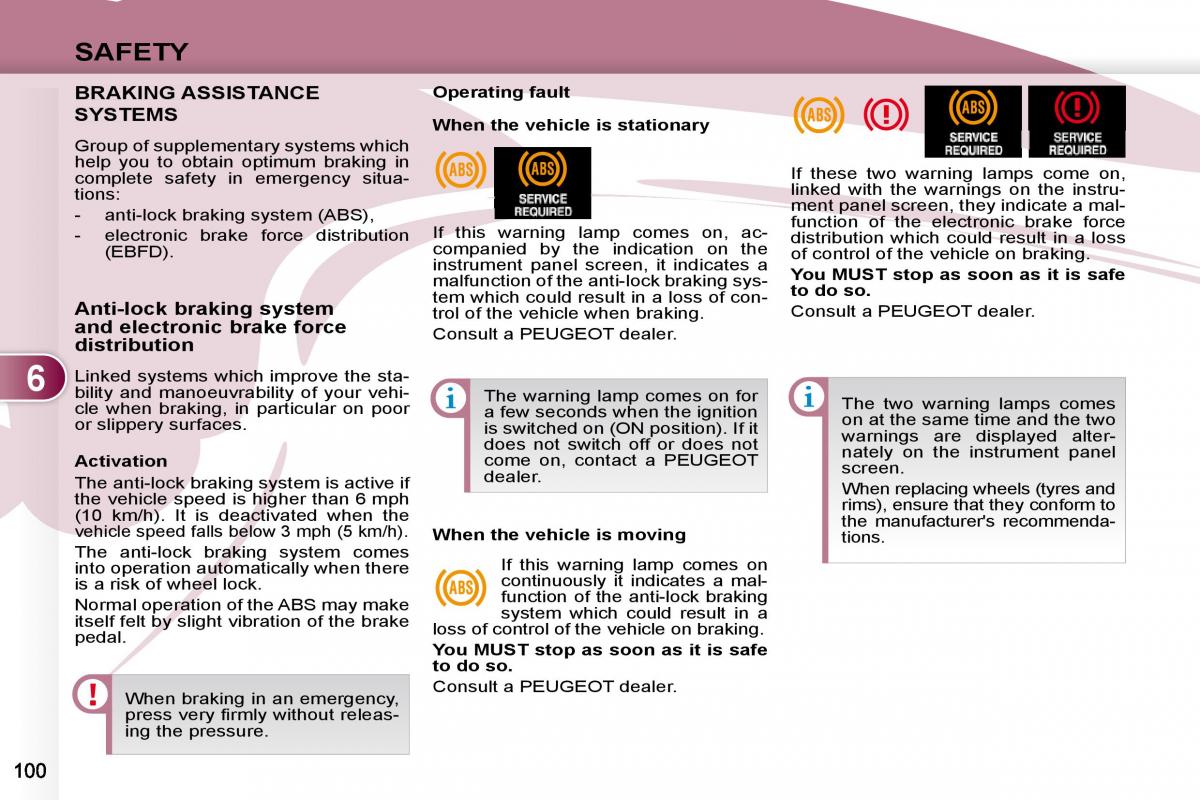 Peugeot 4007 owners manual / page 95