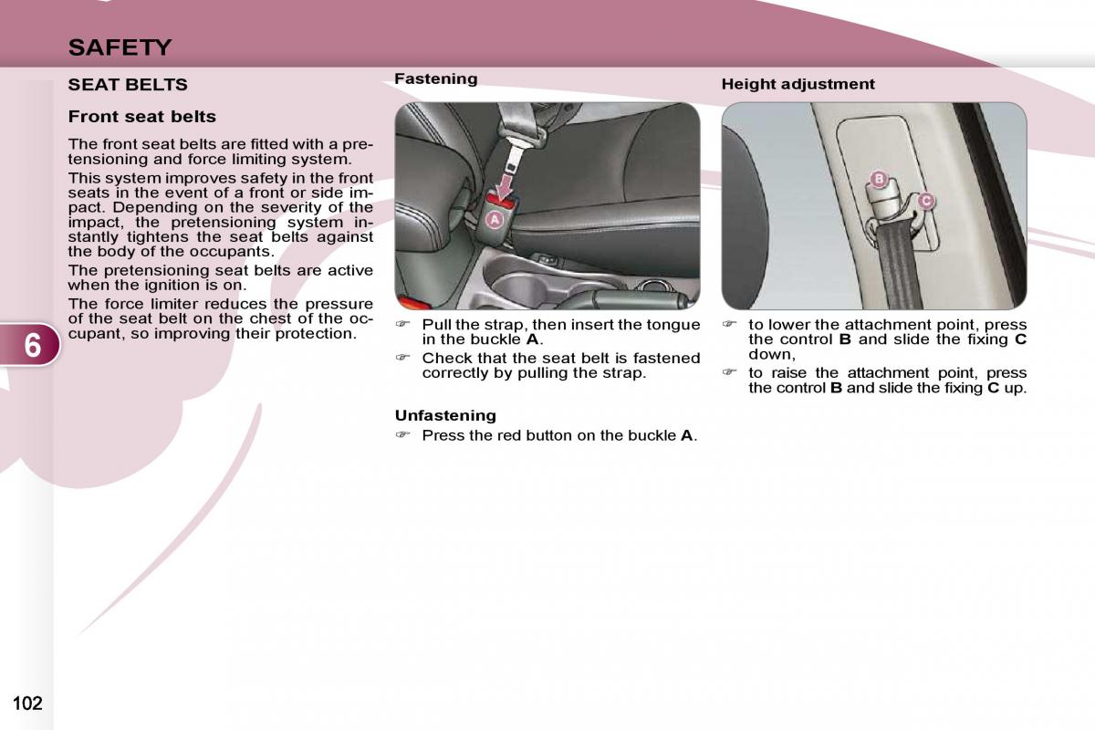 Peugeot 4007 owners manual / page 97