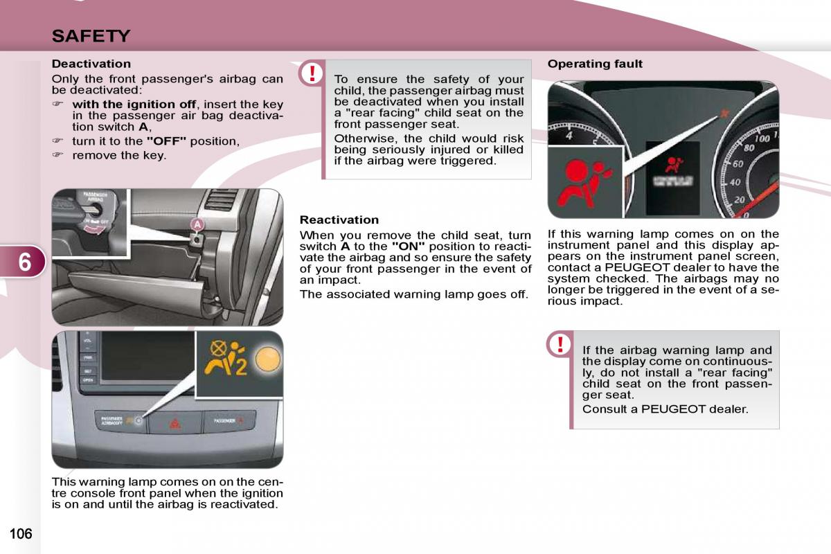 Peugeot 4007 owners manual / page 101