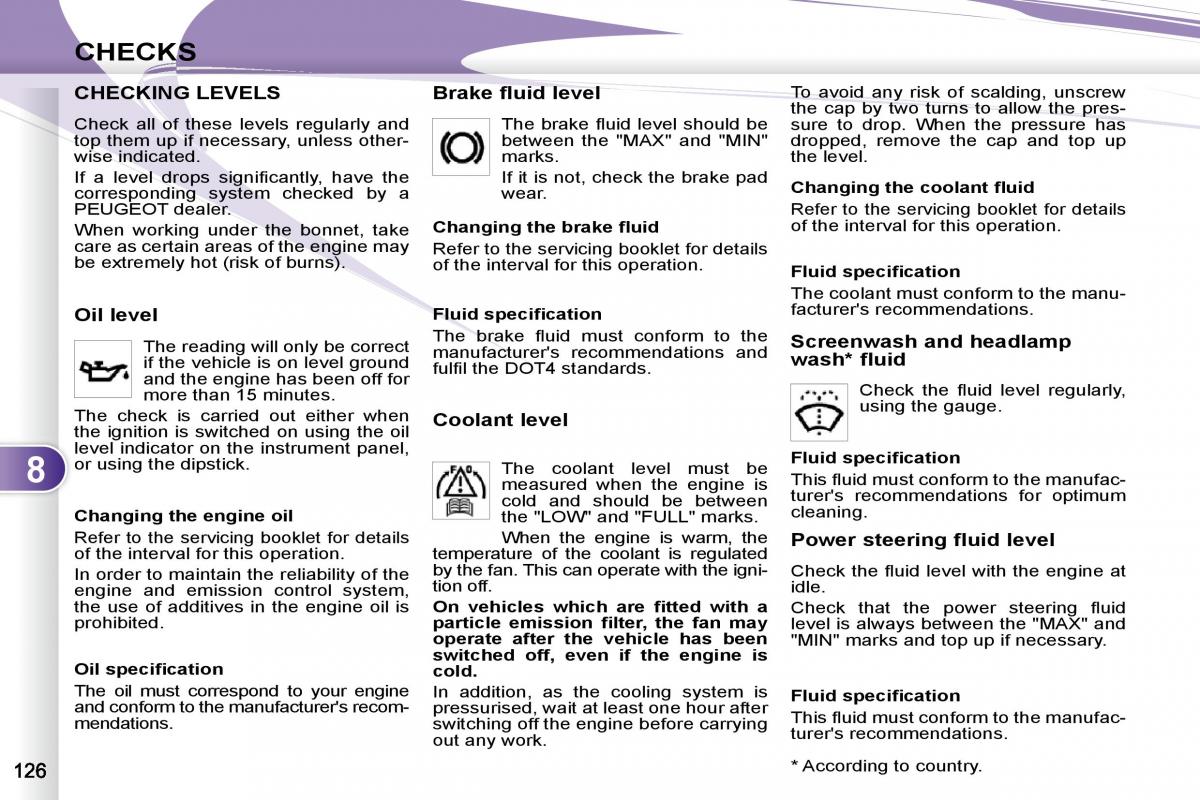 Peugeot 4007 owners manual / page 121