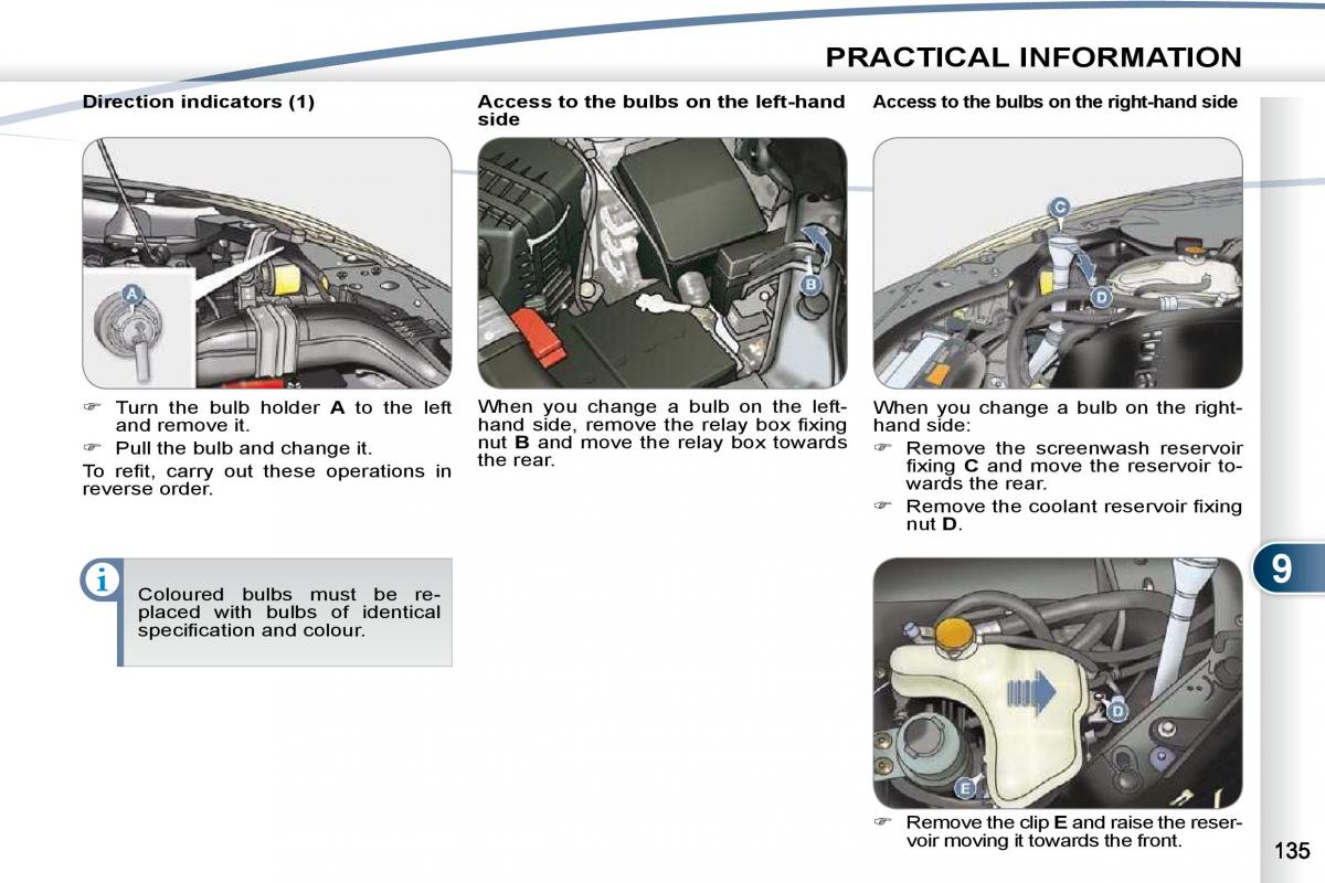 Peugeot 4007 owners manual / page 131