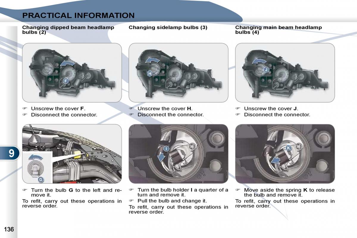 Peugeot 4007 owners manual / page 132