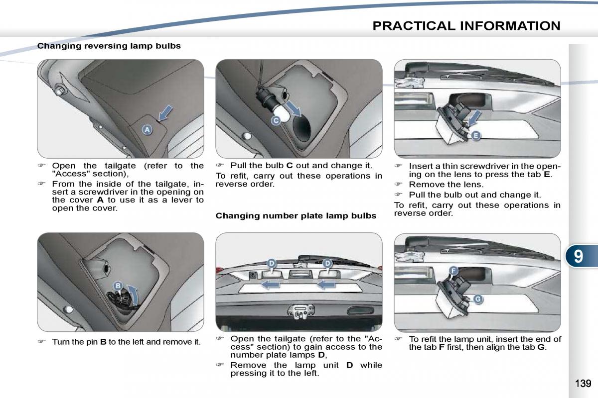 Peugeot 4007 owners manual / page 135