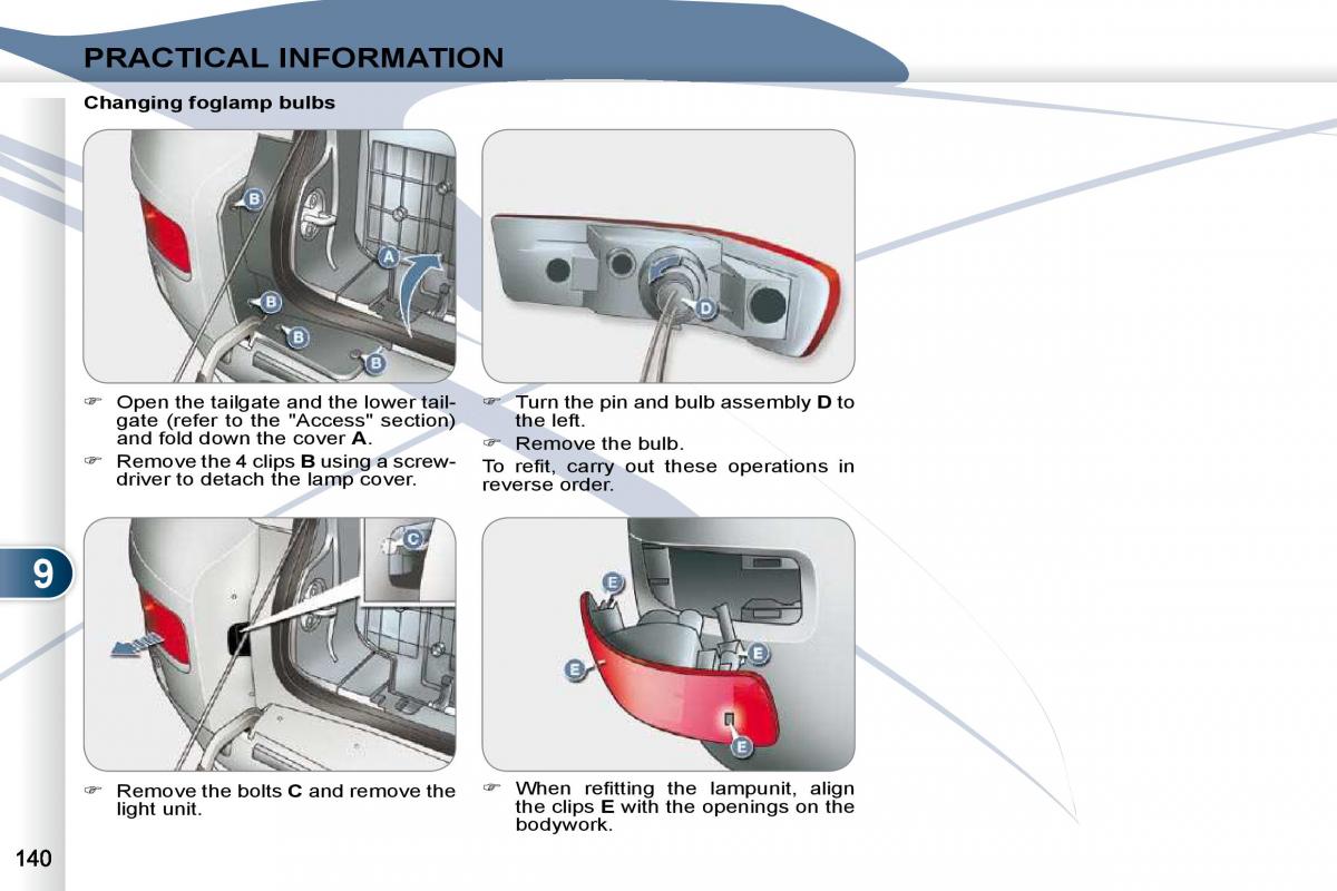 Peugeot 4007 owners manual / page 136