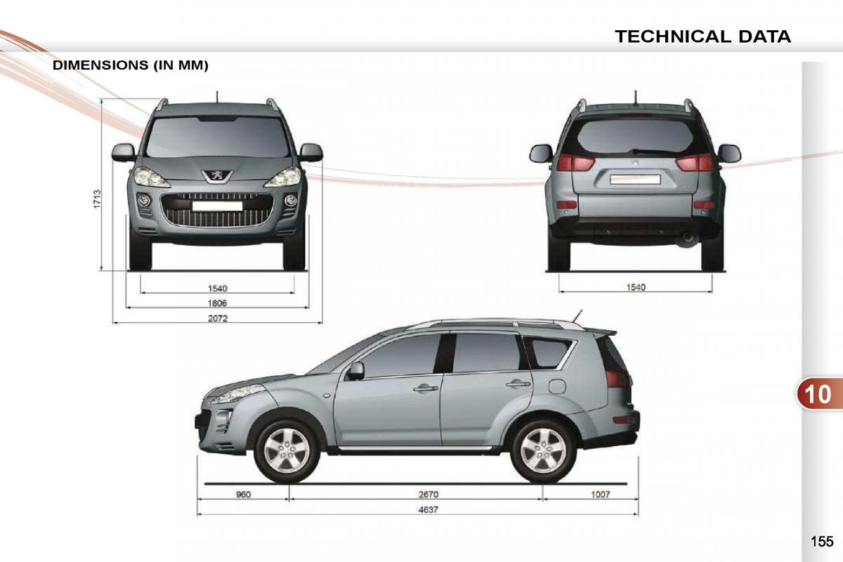 Peugeot 4007 owners manual / page 151