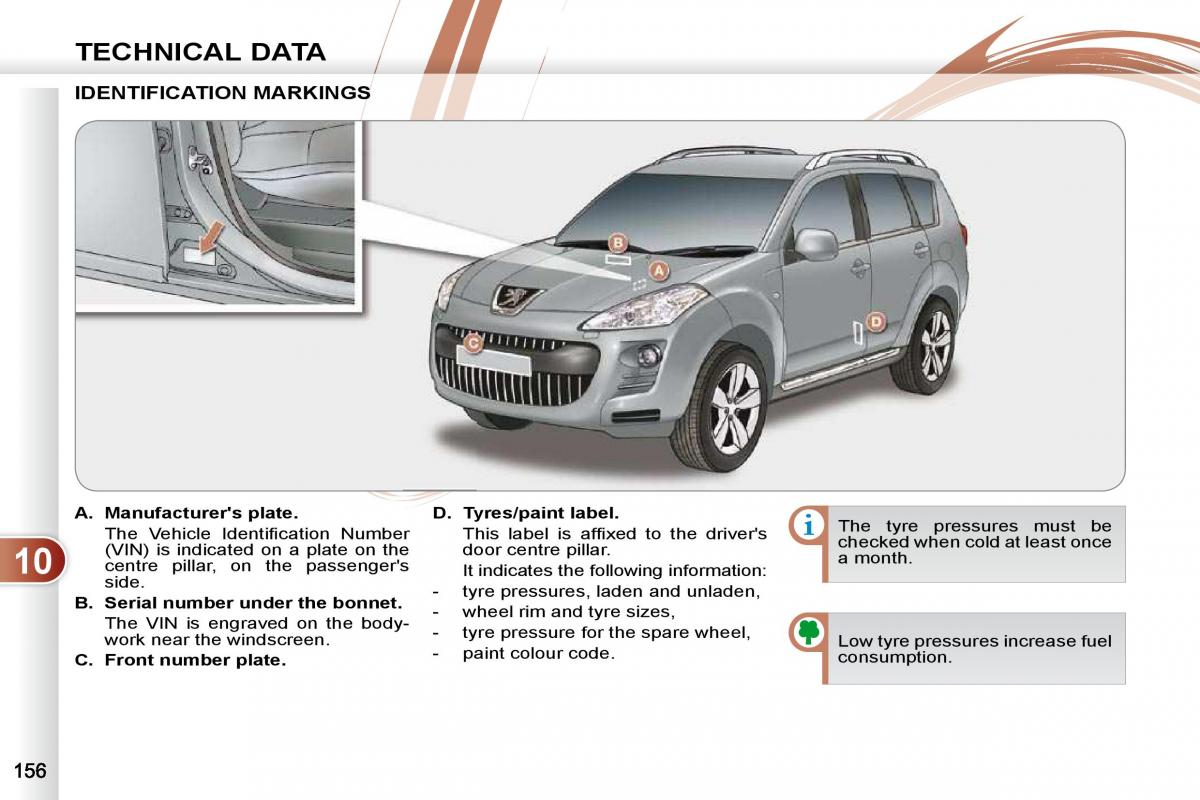 Peugeot 4007 owners manual / page 152