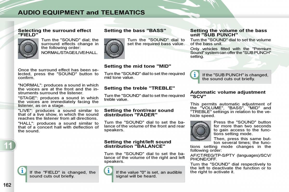 Peugeot 4007 owners manual / page 157