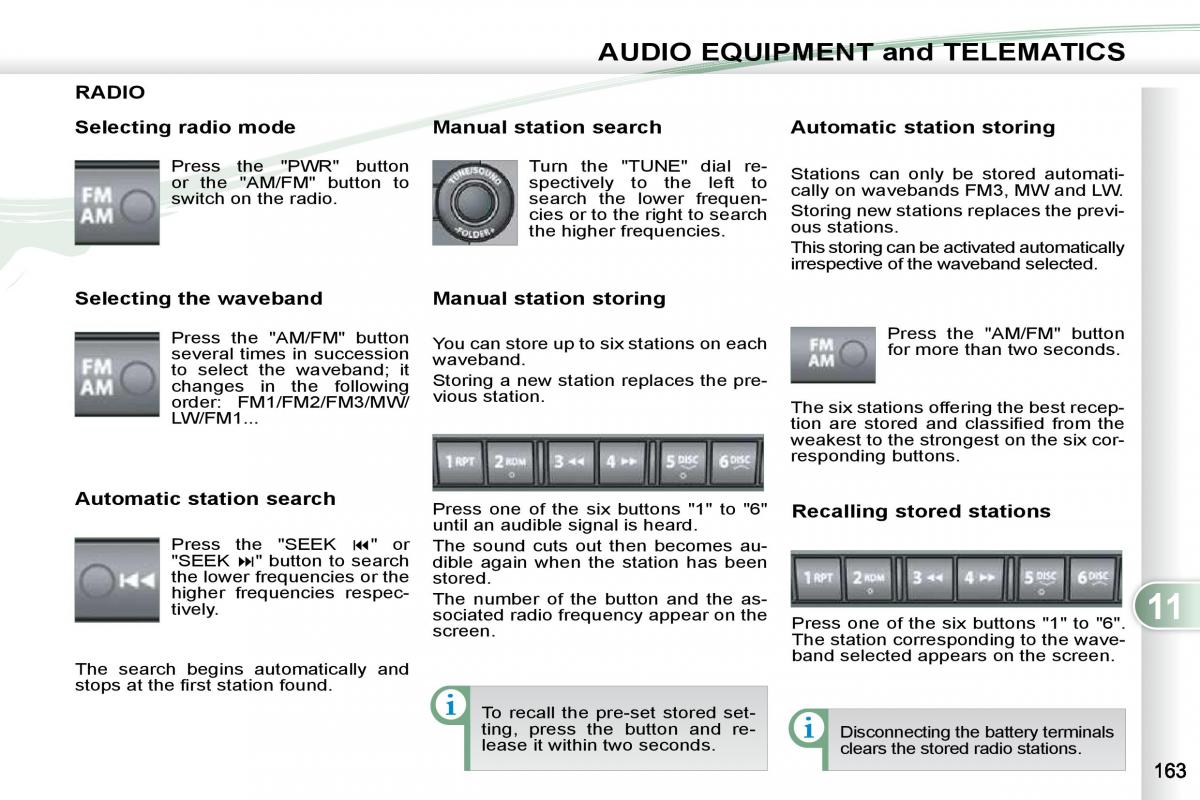 Peugeot 4007 owners manual / page 158