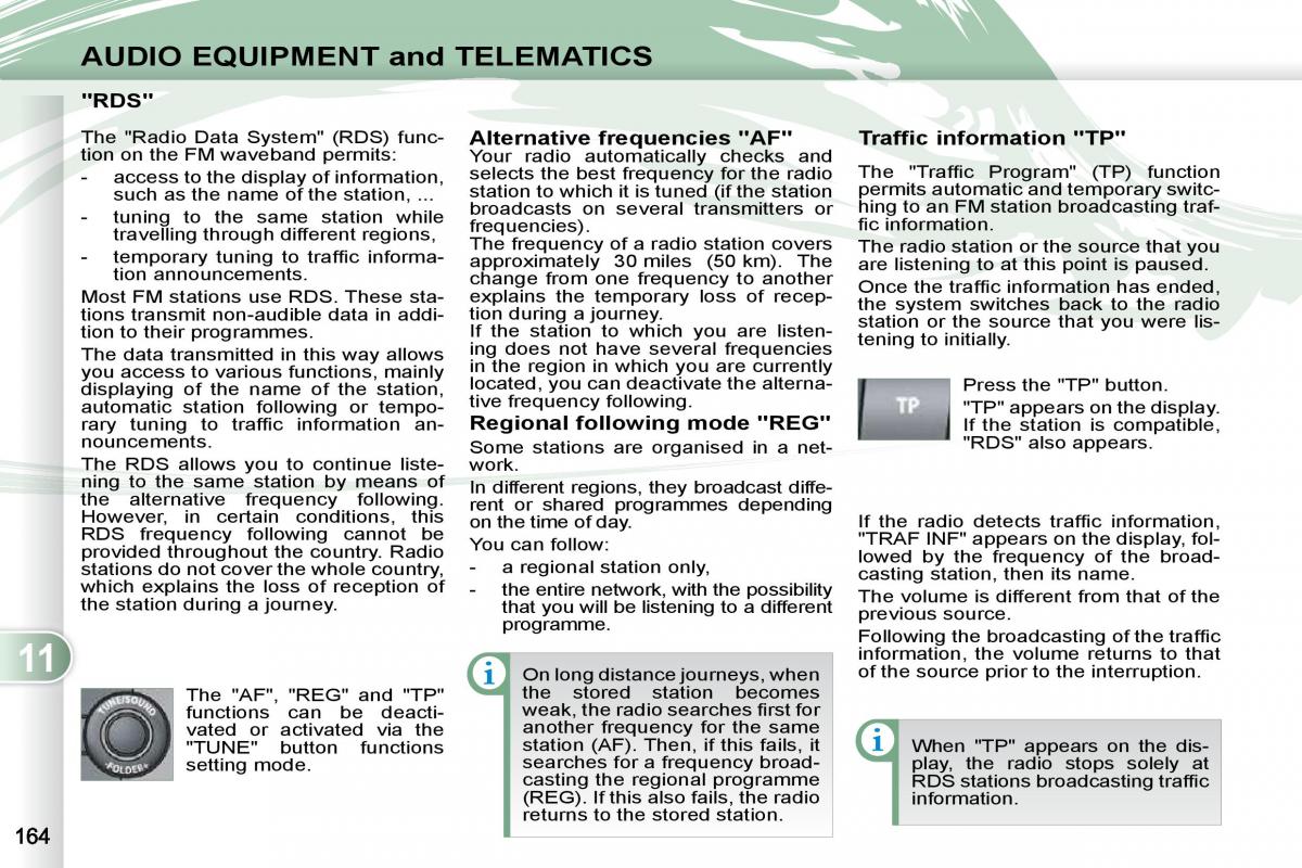 Peugeot 4007 owners manual / page 159