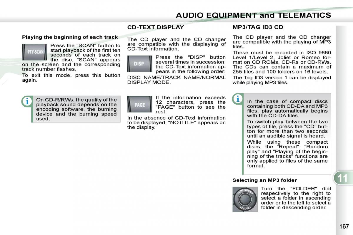 Peugeot 4007 owners manual / page 163