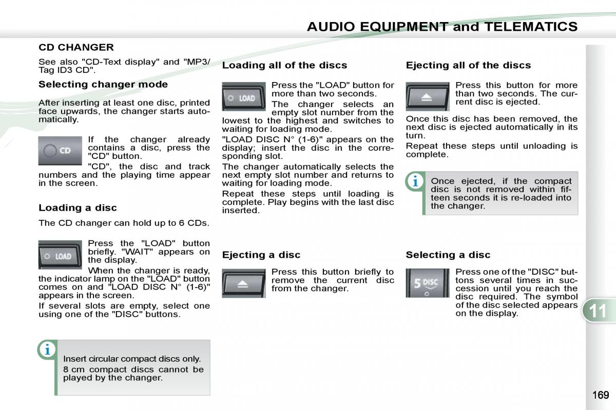 Peugeot 4007 owners manual / page 165