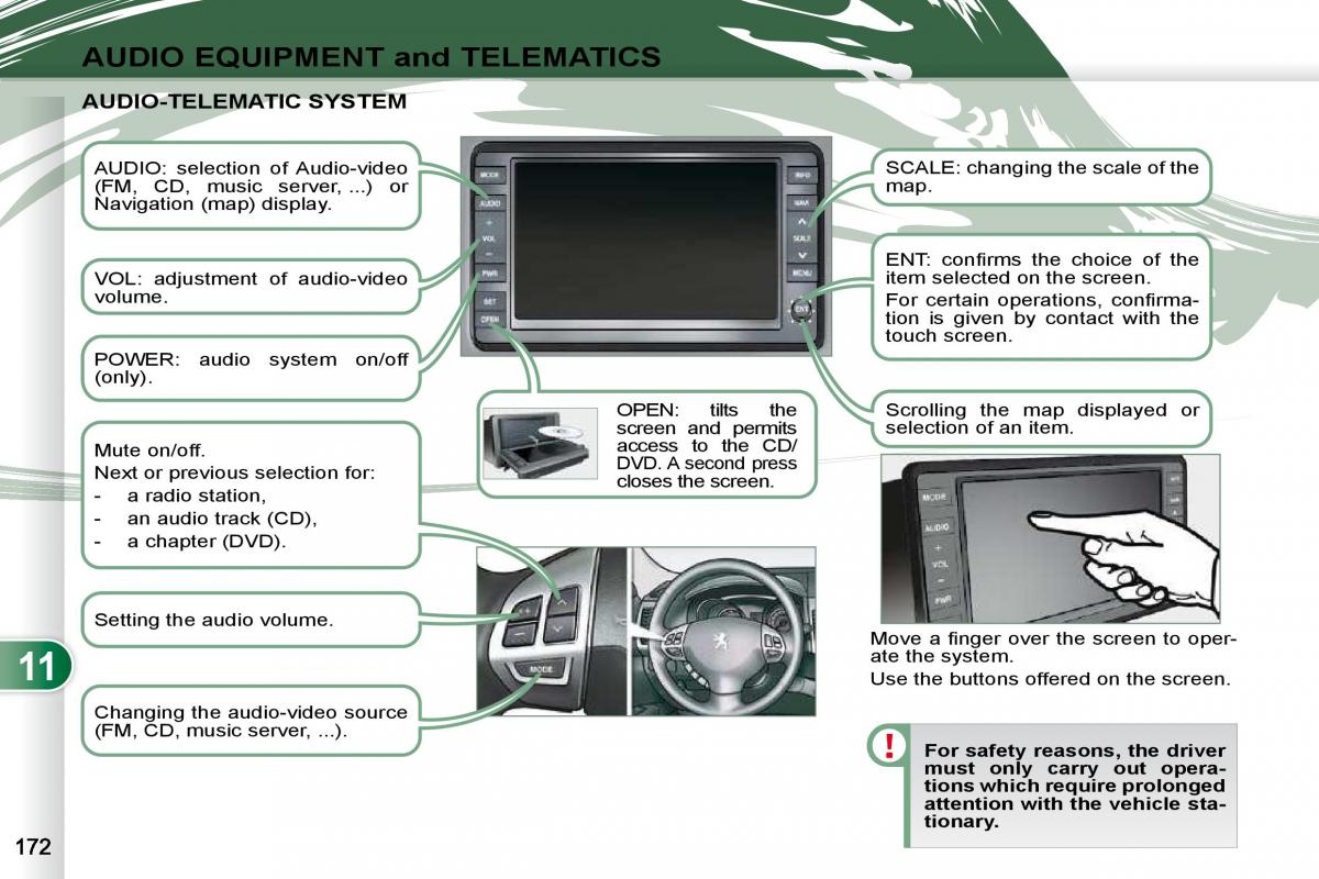 Peugeot 4007 owners manual / page 168