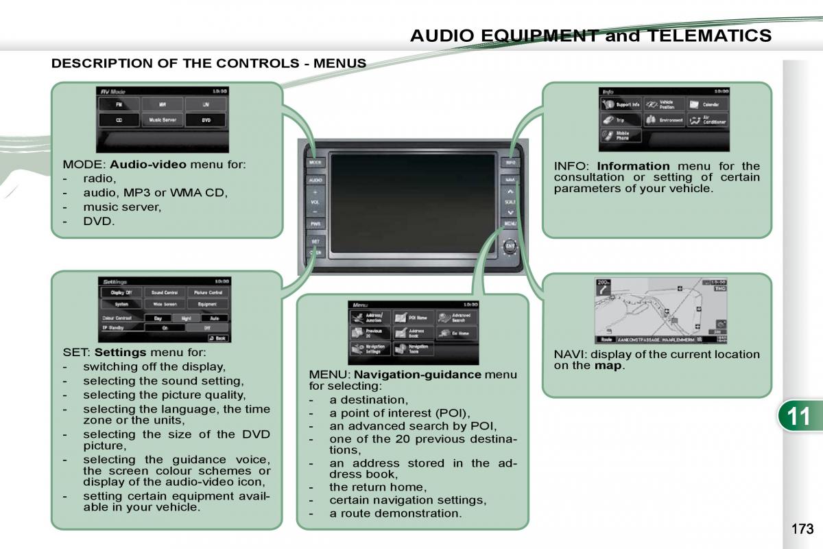 Peugeot 4007 owners manual / page 169