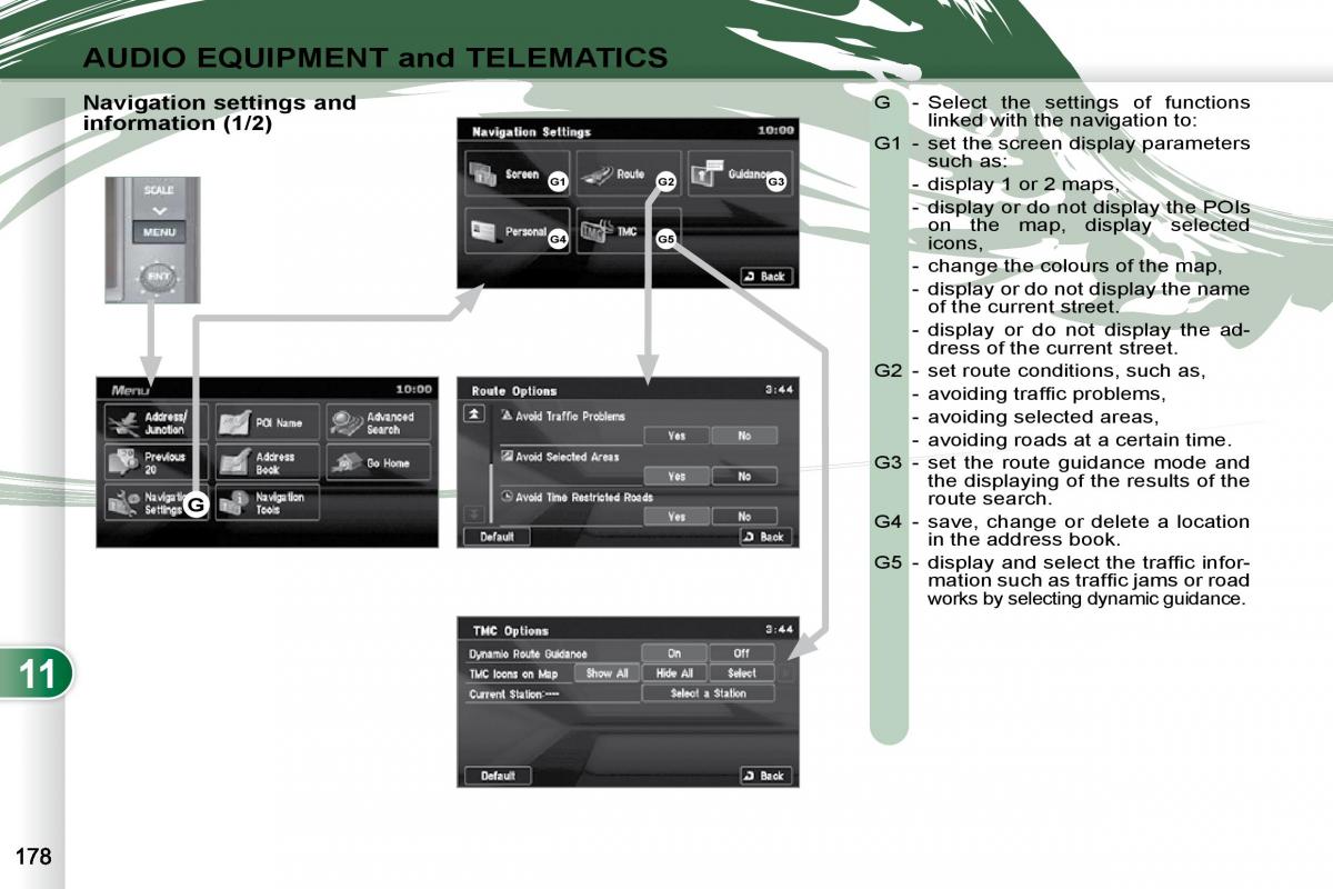 Peugeot 4007 owners manual / page 174