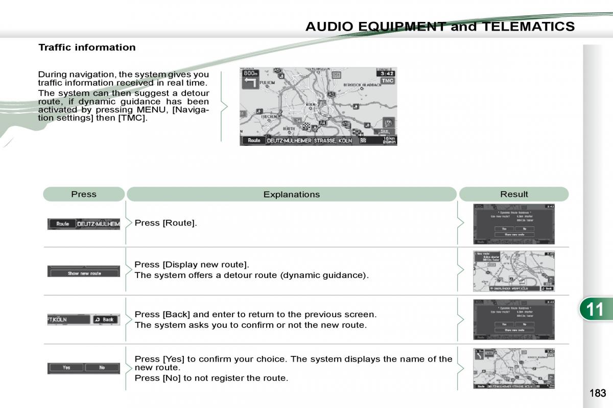 Peugeot 4007 owners manual / page 179