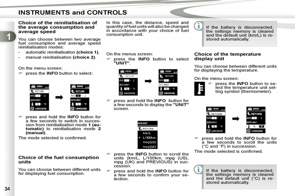 Peugeot 4007 owners manual / page 18