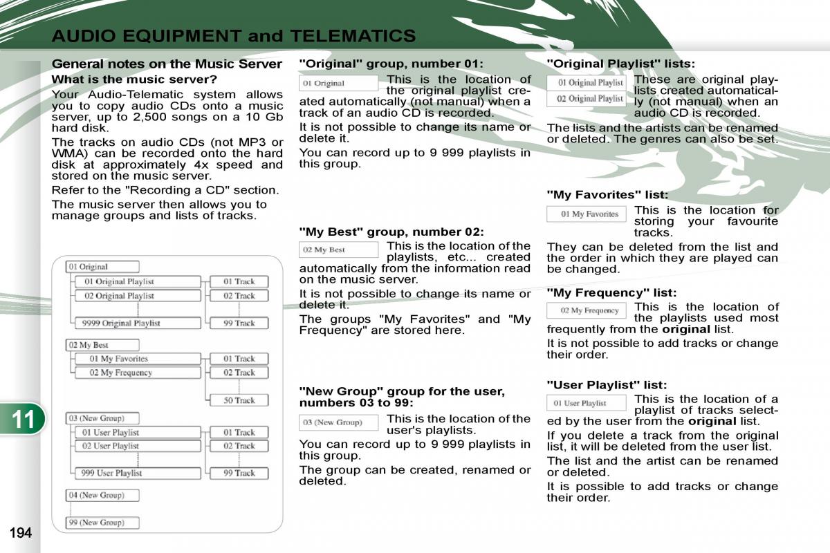 Peugeot 4007 owners manual / page 190