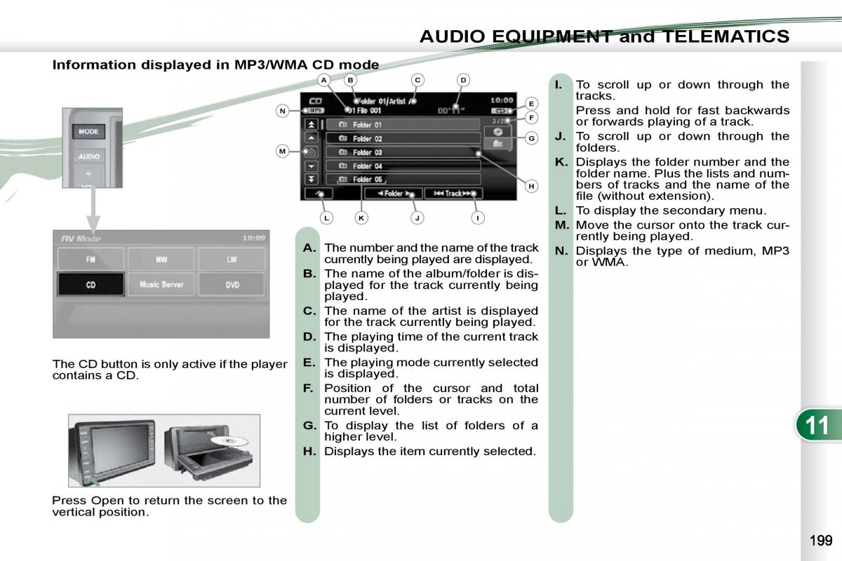 Peugeot 4007 owners manual / page 195