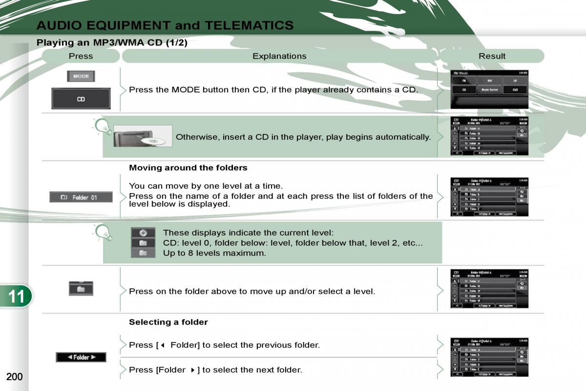 Peugeot 4007 owners manual / page 196