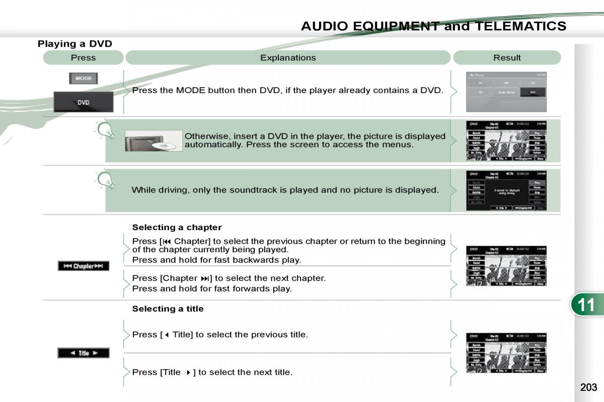 Peugeot 4007 owners manual / page 199