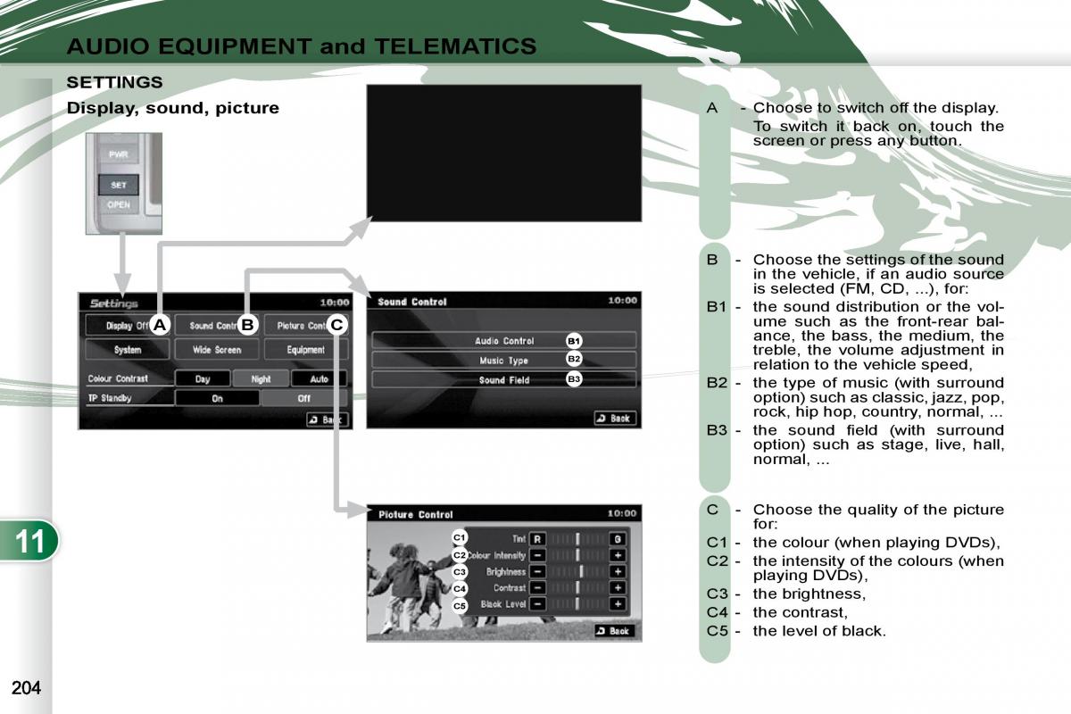 Peugeot 4007 owners manual / page 200