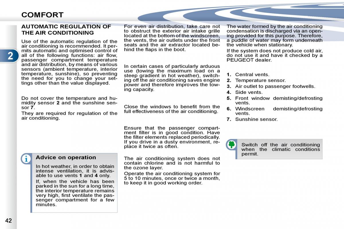 Peugeot 4007 owners manual / page 29