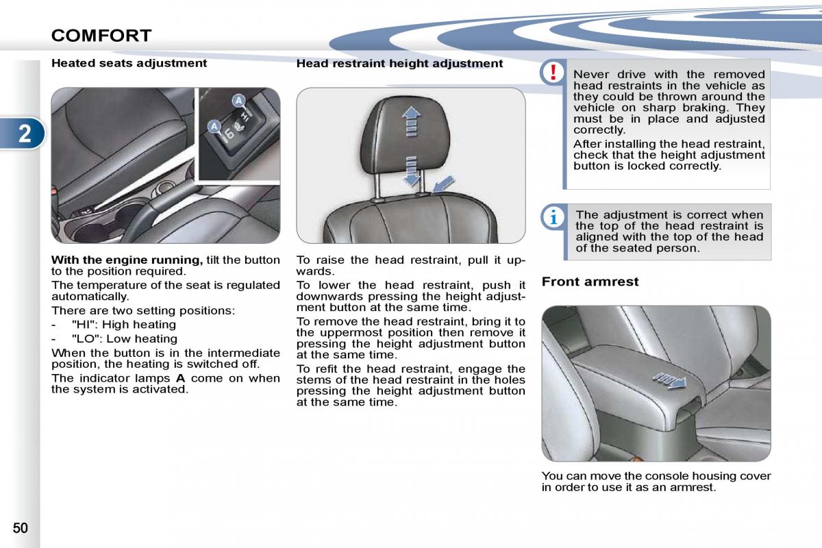 Peugeot 4007 owners manual / page 38