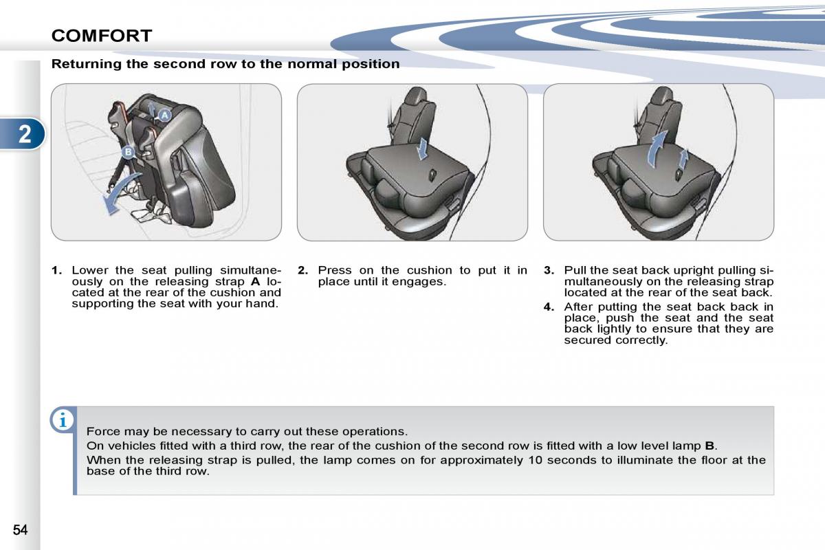 Peugeot 4007 owners manual / page 42