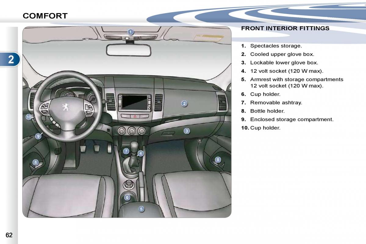 Peugeot 4007 owners manual / page 50