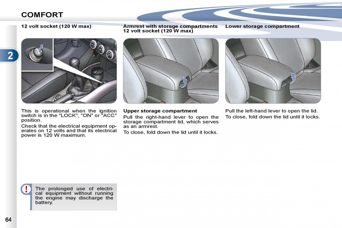 Peugeot 4007 owners manual / page 52