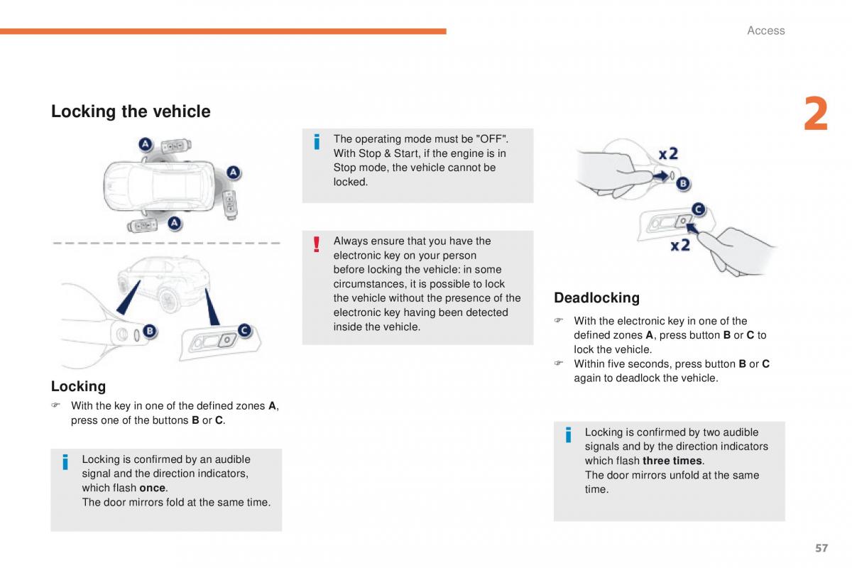 Peugeot 4008 owners manual / page 59