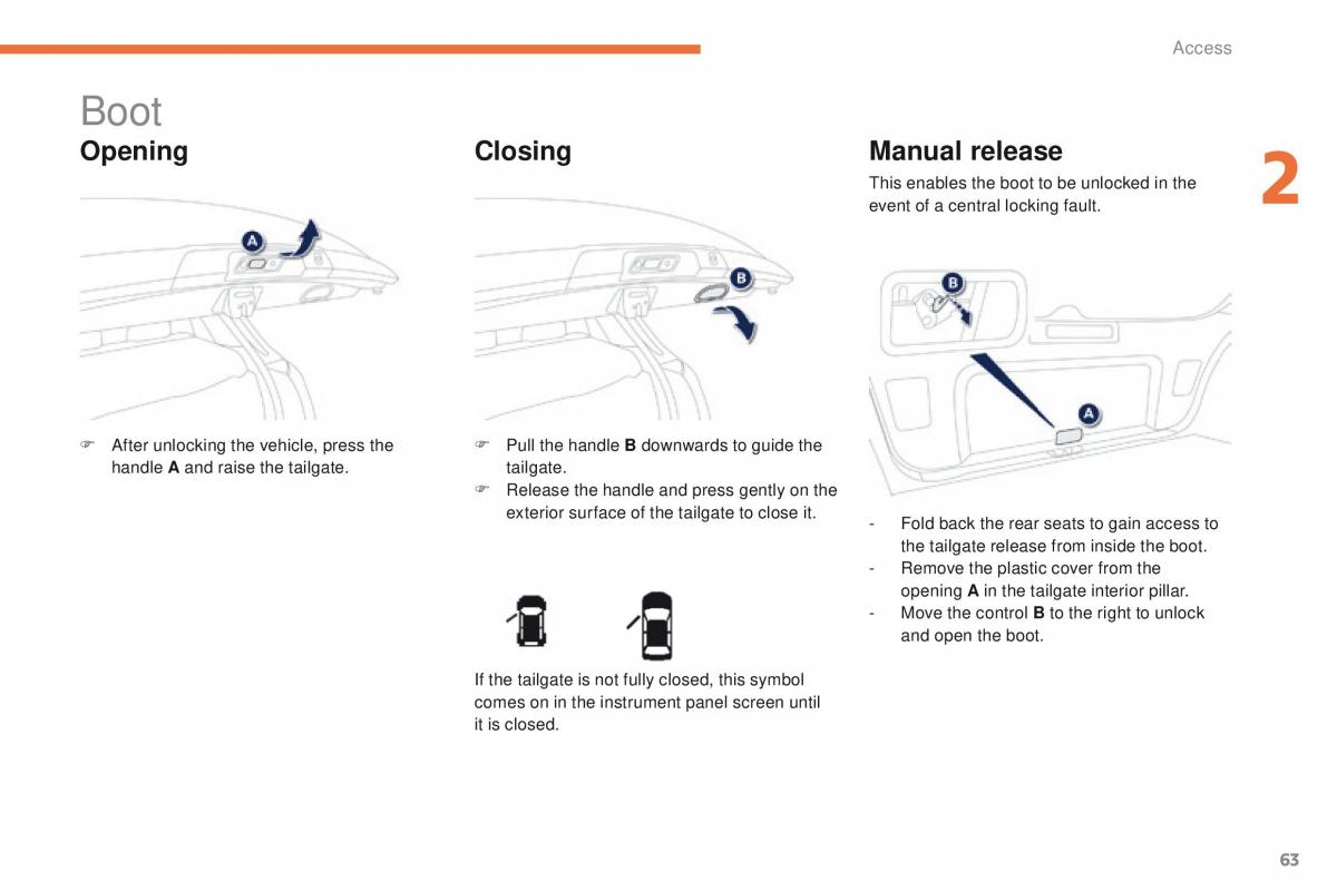 Peugeot 4008 owners manual / page 65