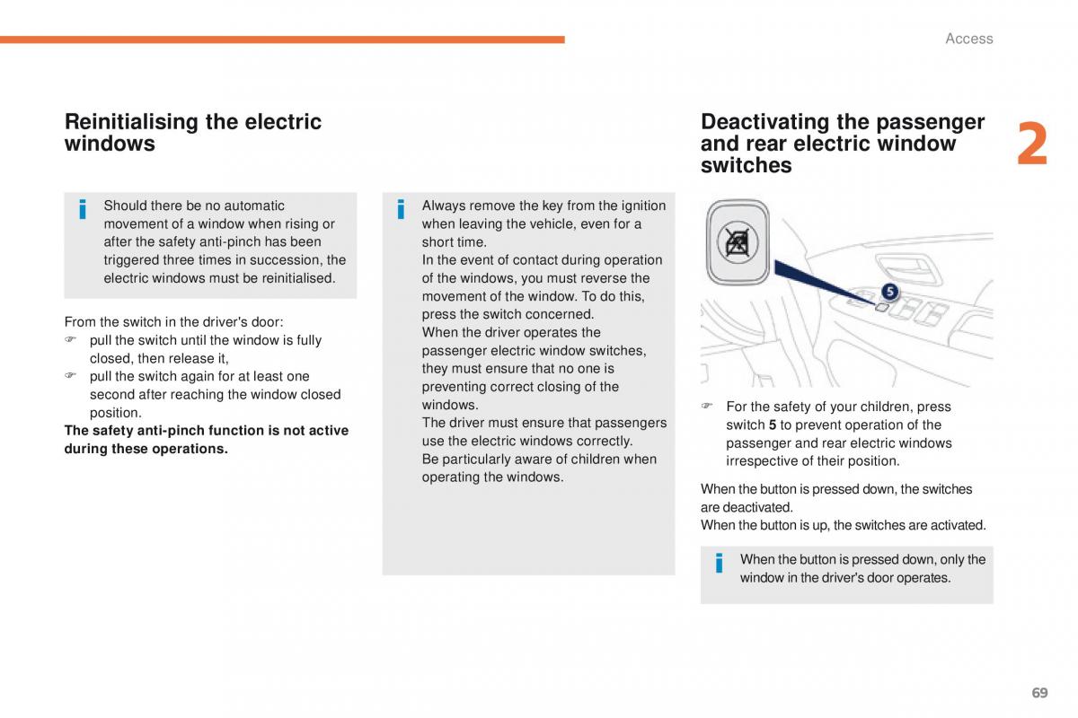 Peugeot 4008 owners manual / page 71