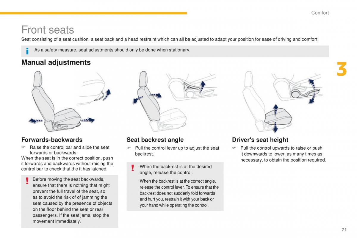 Peugeot 4008 owners manual / page 73