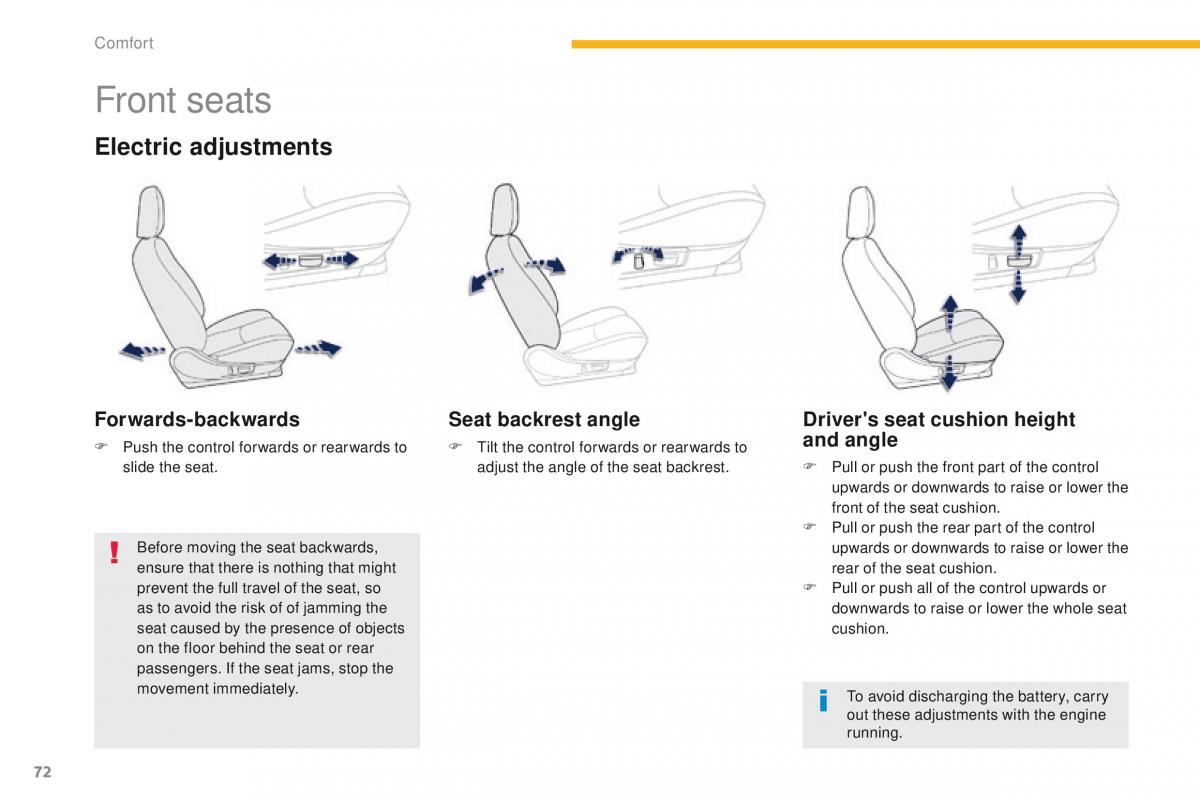 Peugeot 4008 owners manual / page 74